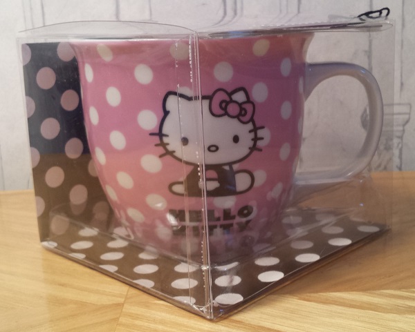 Hello Kitty Cappuccino Mug with Stencil Gift Set
